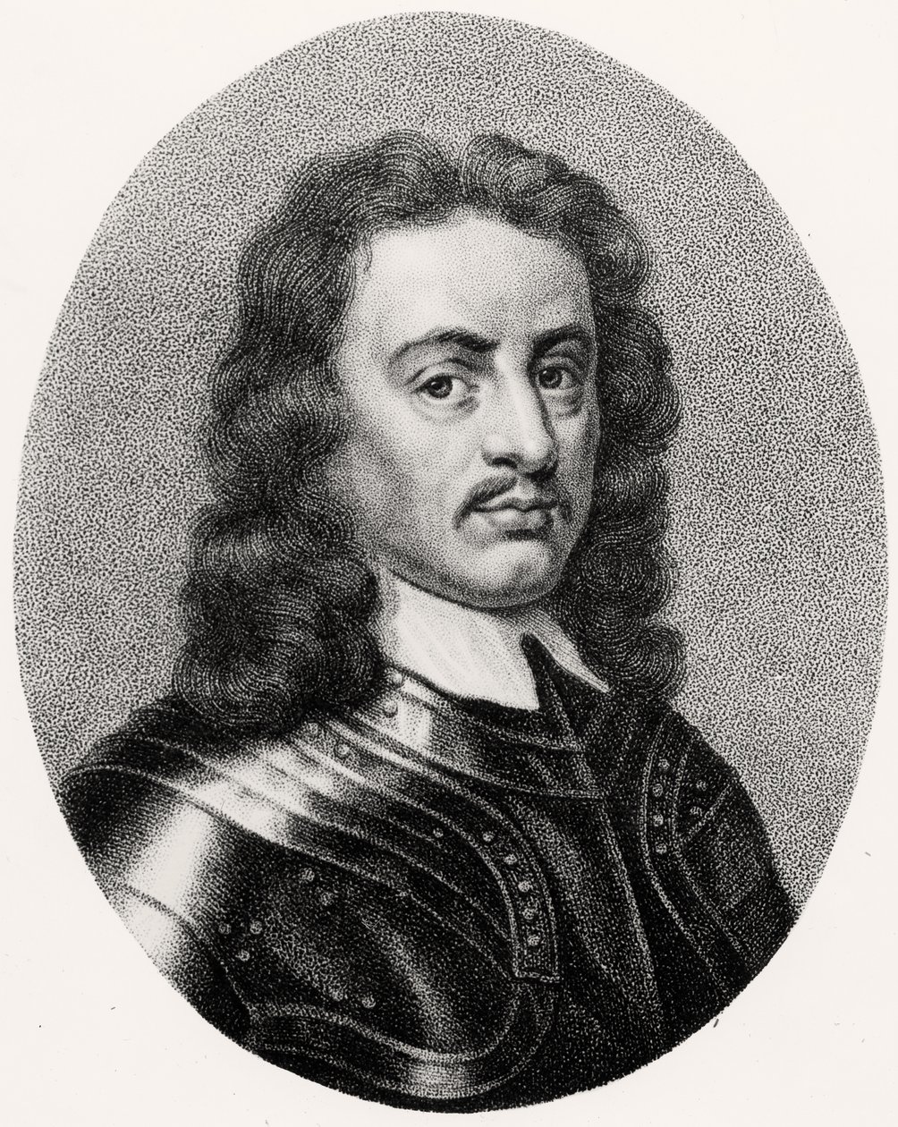 Porträtt av Oliver Cromwell (1599-1658) av English School