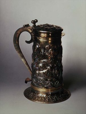 Tankard, London, 1663 (silver) av English School