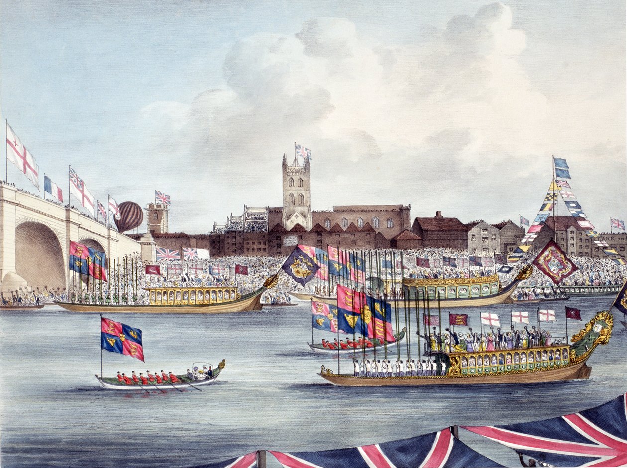 Invigningen av New London Bridge, 1 augusti 1831 av English School
