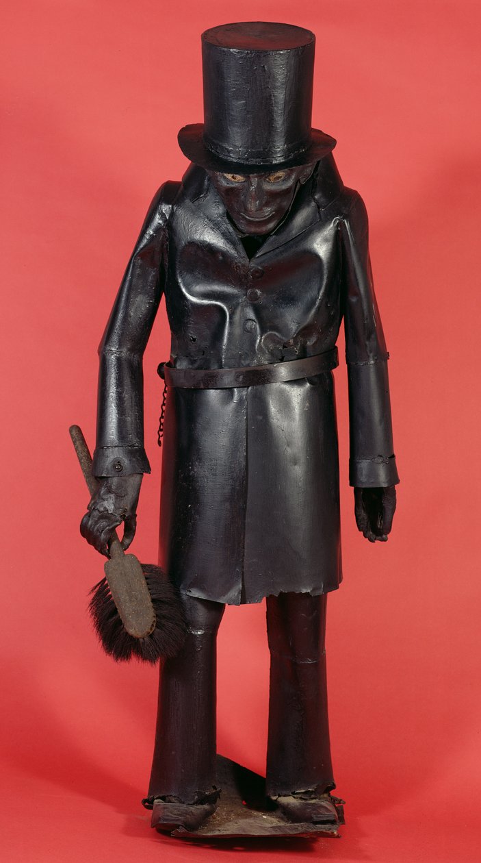 Hantverkare signerar i form av en Mästare Sweep, c.1830 (zink) av English School