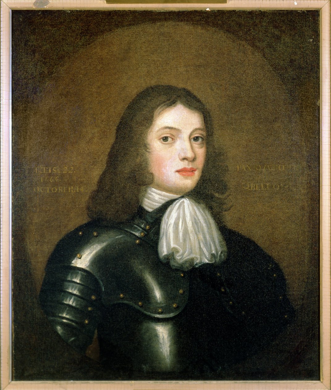 William Penn (1644-1718) i Armour, 22 år gammal, 1666 av English School