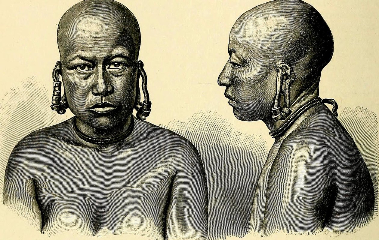 Kvinna på Anchorites Islands, 1896 av English School