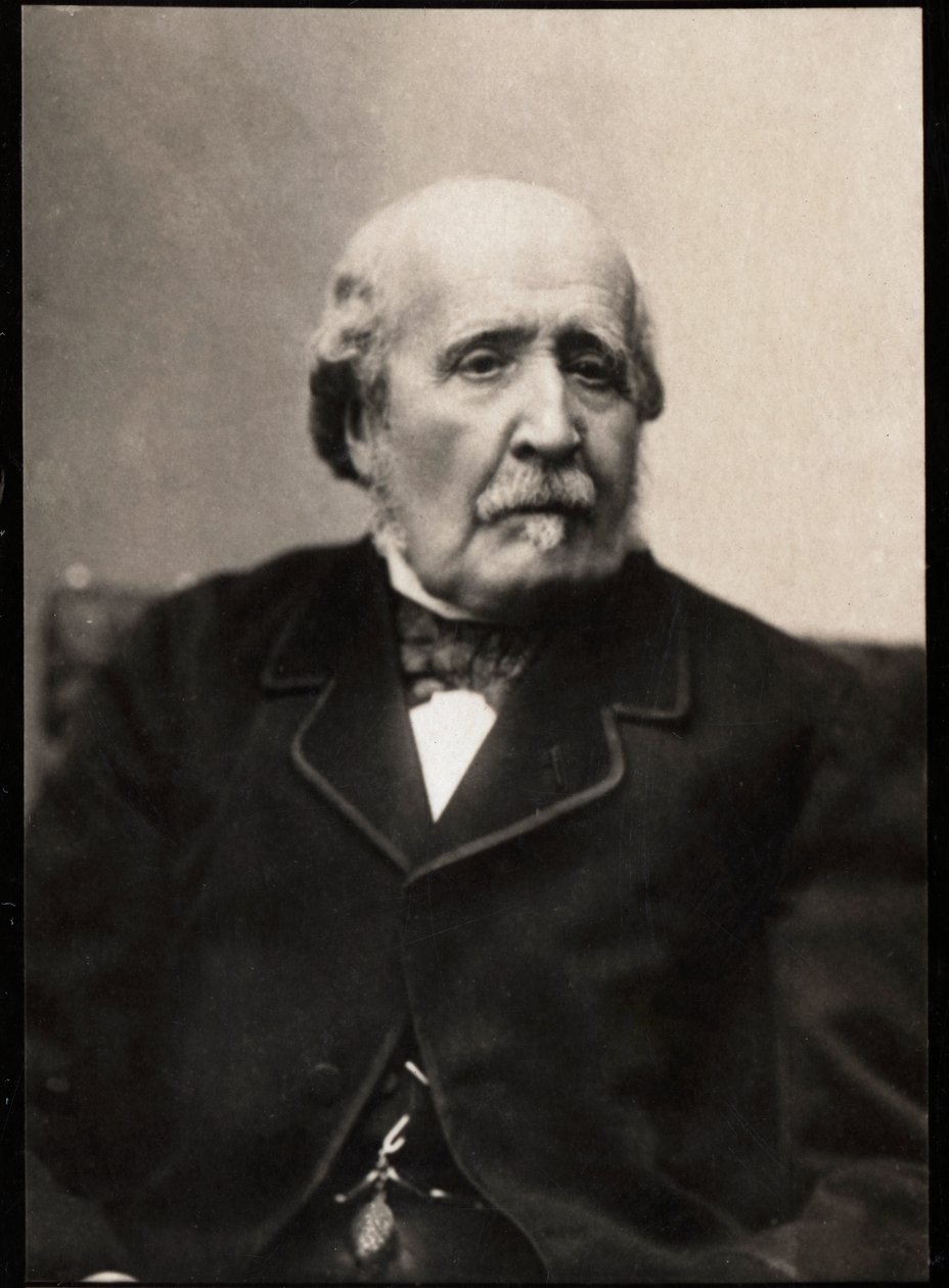 Porträtt av Albert, 4:e duc de Broglie (1821-1901), fransk historiker och politiker. av French Photographer