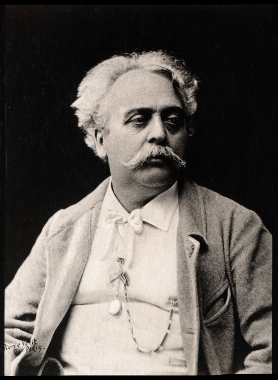 Porträtt av Albert Ernest Carrier Belleuse (1824-1887), fransk skulptör och målare. av French Photographer