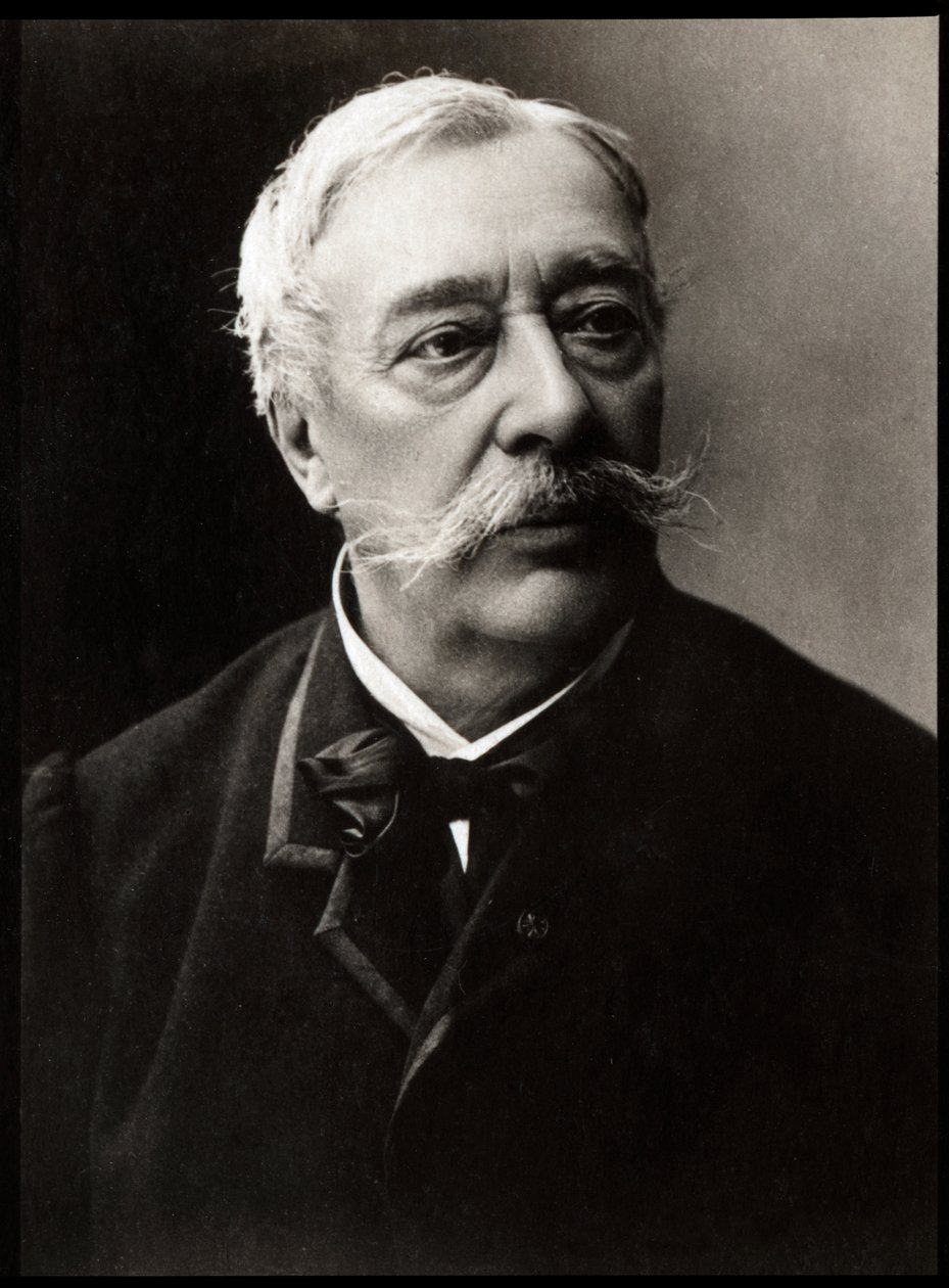 Porträtt av Alfred Stevens (1823-1906), fransk målare. av French Photographer