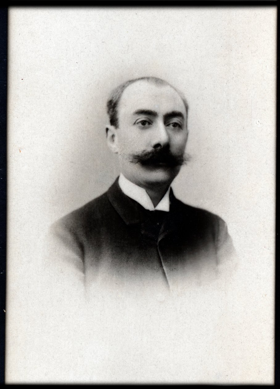 Porträtt av Andre Messager (1853-1919), fransk kompositör. av French Photographer