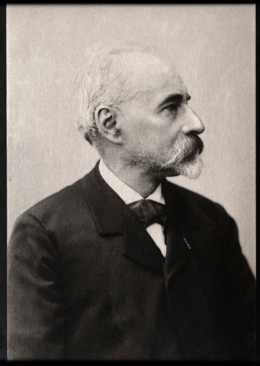 Porträtt av Andre Theuriet (1833-1907), fransk poet och romanförfattare. av French Photographer