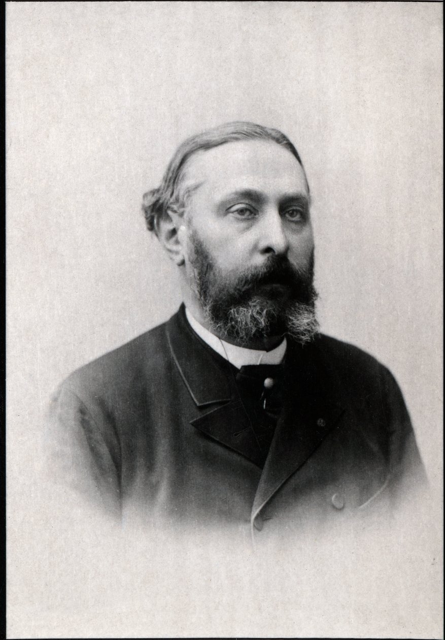 Porträtt av Armand Sully Prudhomme (1839-1907), fransk poet och essäist. av French Photographer