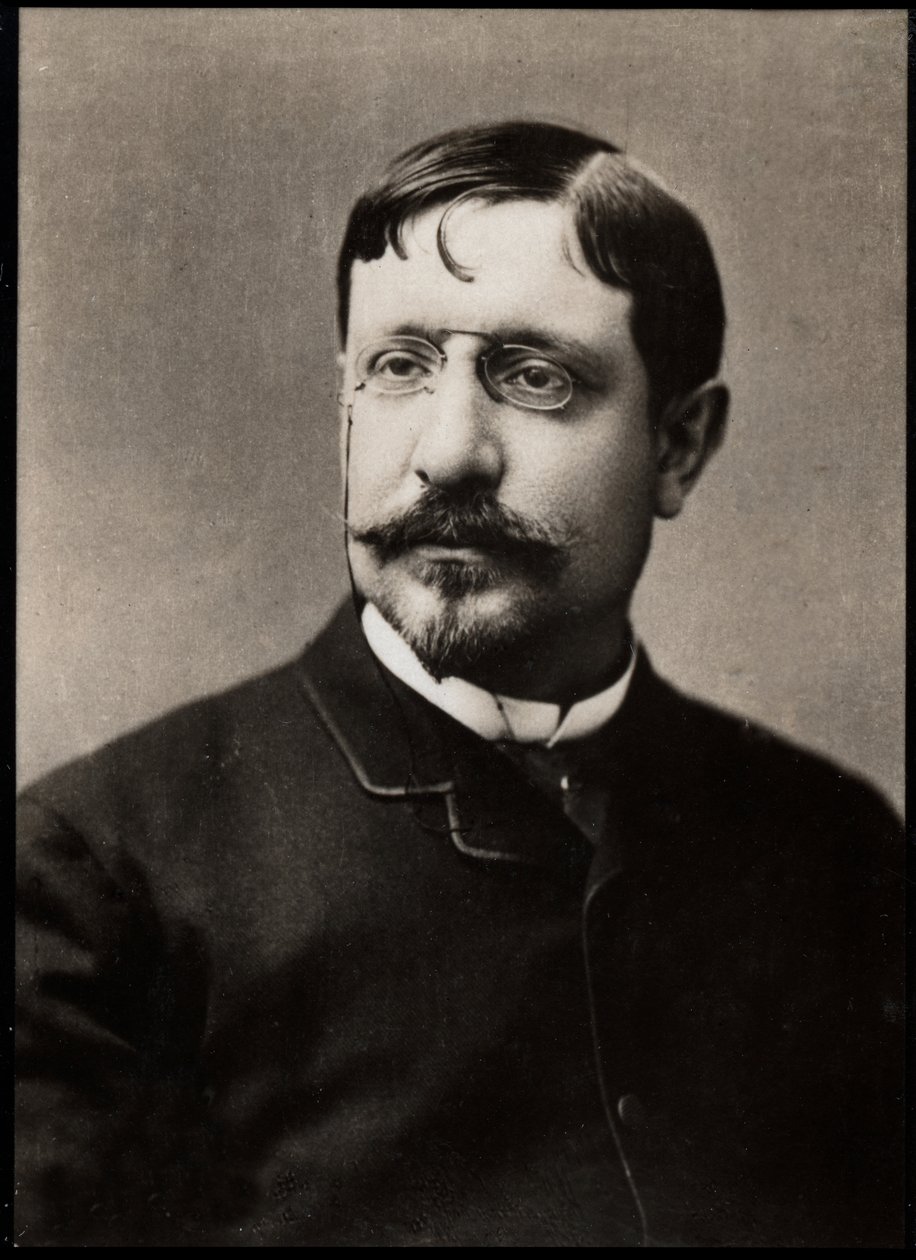 Porträtt av Benjamin Constant (1845-1902), fransk målare och etsare. av French Photographer