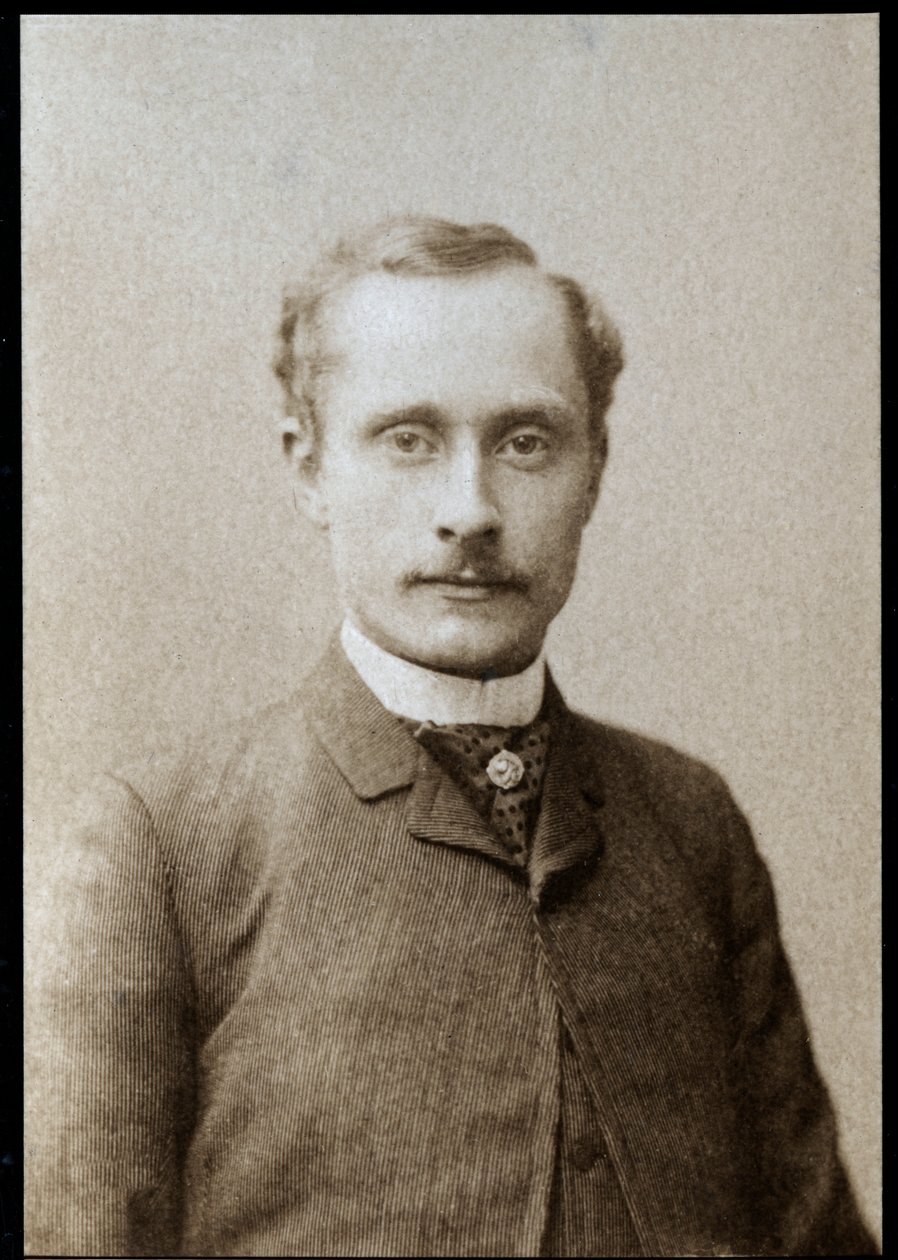 Porträtt av Charles Gustave Auguste le Bargy (1858-1936), fransk skådespelare och filmregissör. av French Photographer