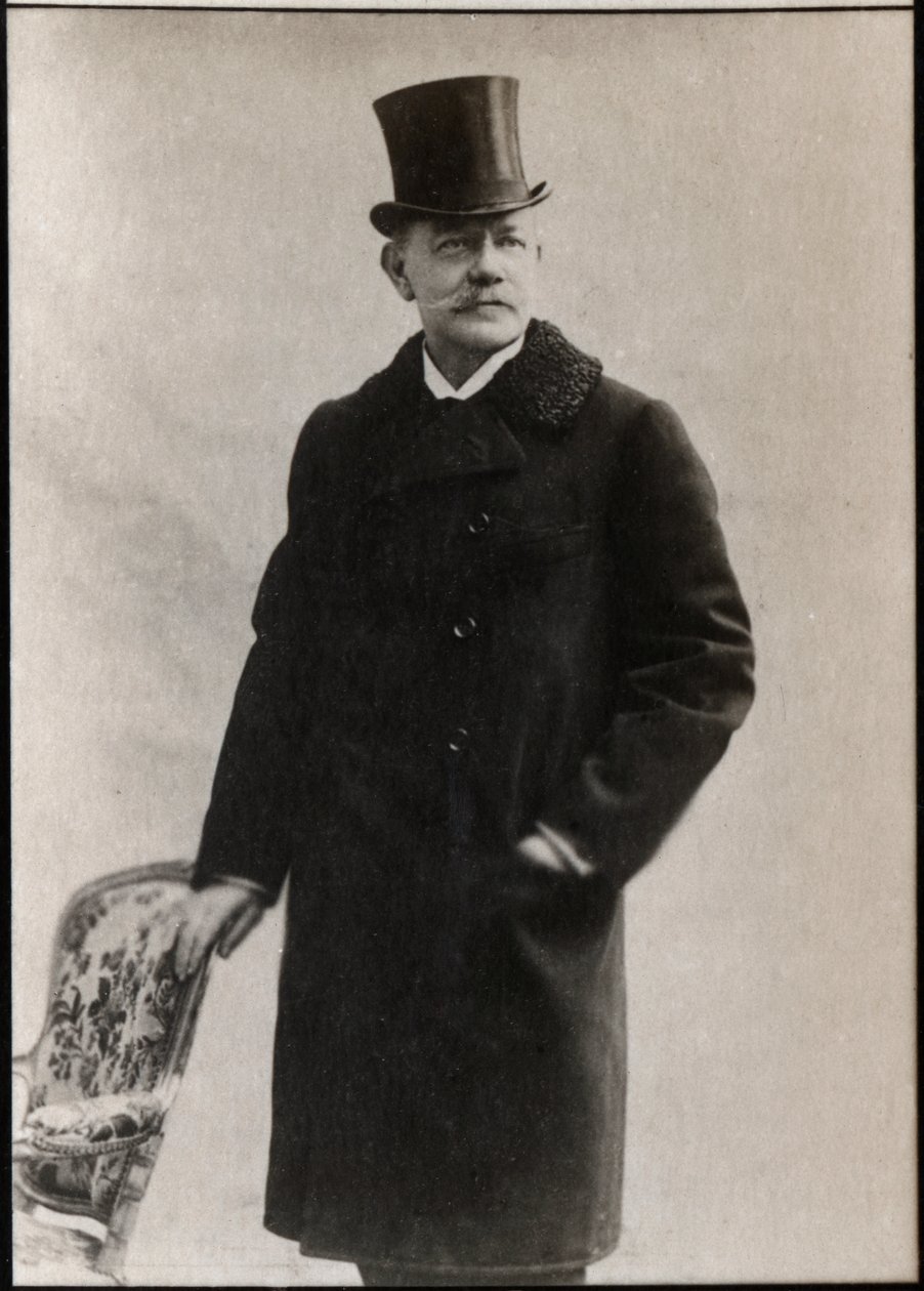 Porträtt av greve Mikhail Nikolayevich Muraviev (1845-1900), rysk politiker. av French Photographer