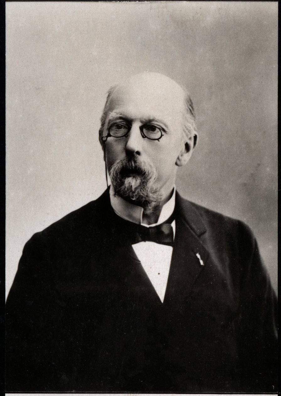 Porträtt av Edmond Bertrand (f. 1842), fransk domare. av French Photographer