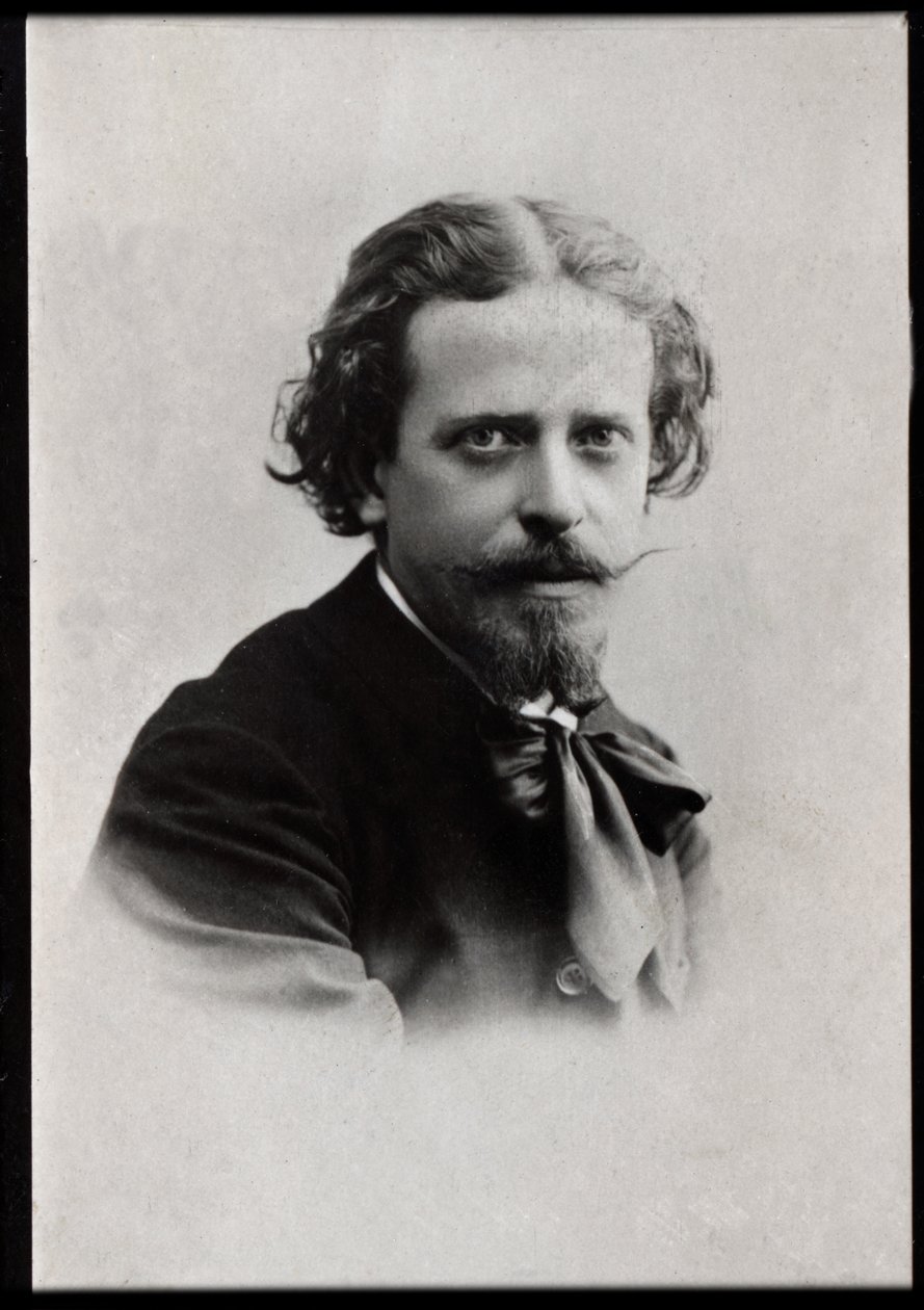 Porträtt av Eugene Brieux (1858-1932), fransk dramatiker. av French Photographer