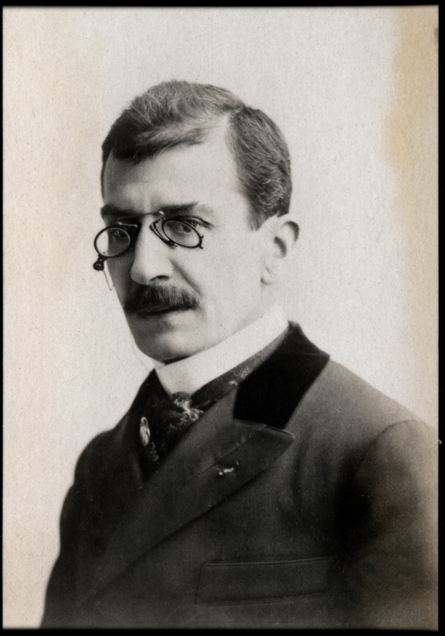 Porträtt av Ferdinand Brunetiere (1849-1906), fransk författare och kritiker. av French Photographer