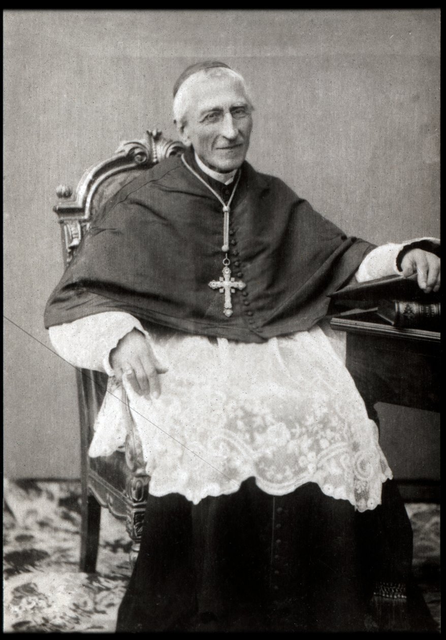 Porträtt av Francois-Marie-Benjamin Richard de la Vergne (kardinal Richard) (1819-1908) av French Photographer