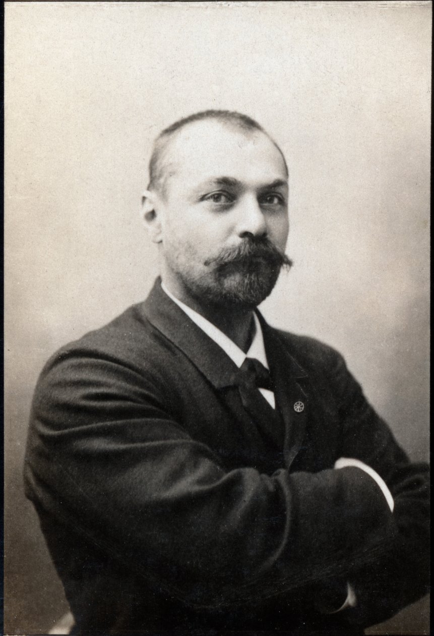 Porträtt av Gabriel Bonvalot (1853-1933), fransk upptäcktsresande. av French Photographer