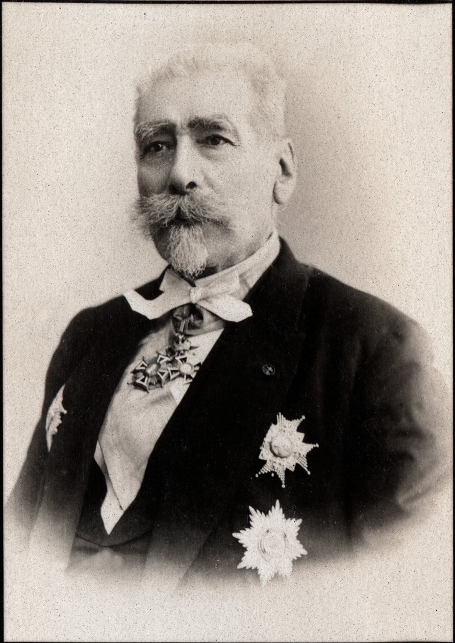 Porträtt av general Francois Charles du Barail (1820-1902), fransk generalmajor och politiker. av French Photographer