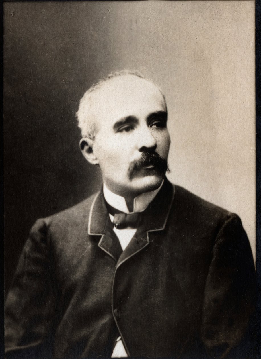 Porträtt av Georges Clemenceau (1841-1929), fransk politiker och journalist. av French Photographer