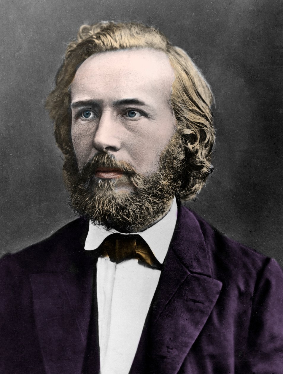 Porträtt av den tyske naturforskaren och filosofen Ernst Heinrich Haeckel (1834-1919). av French Photographer