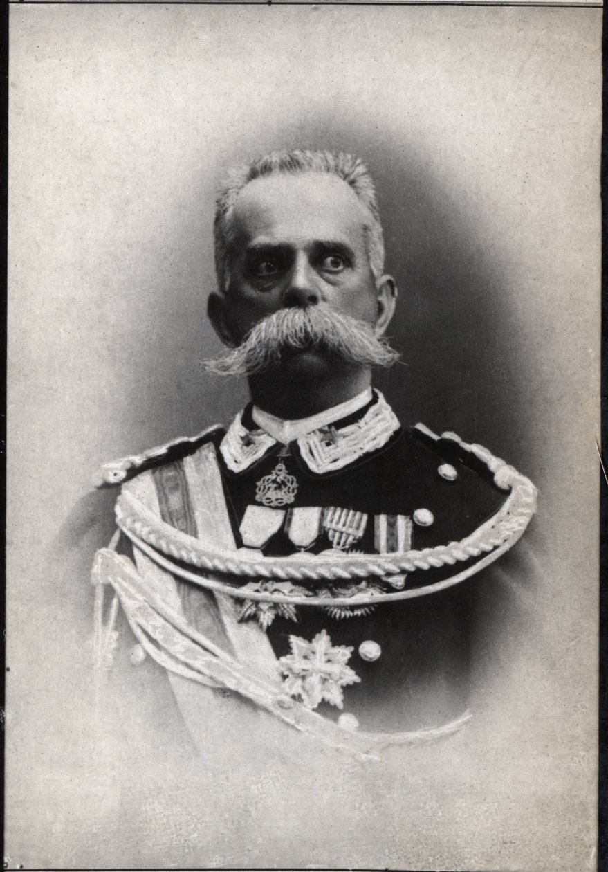 Porträtt av Humbert 1er (1844-1900), kung av Italien. av French Photographer
