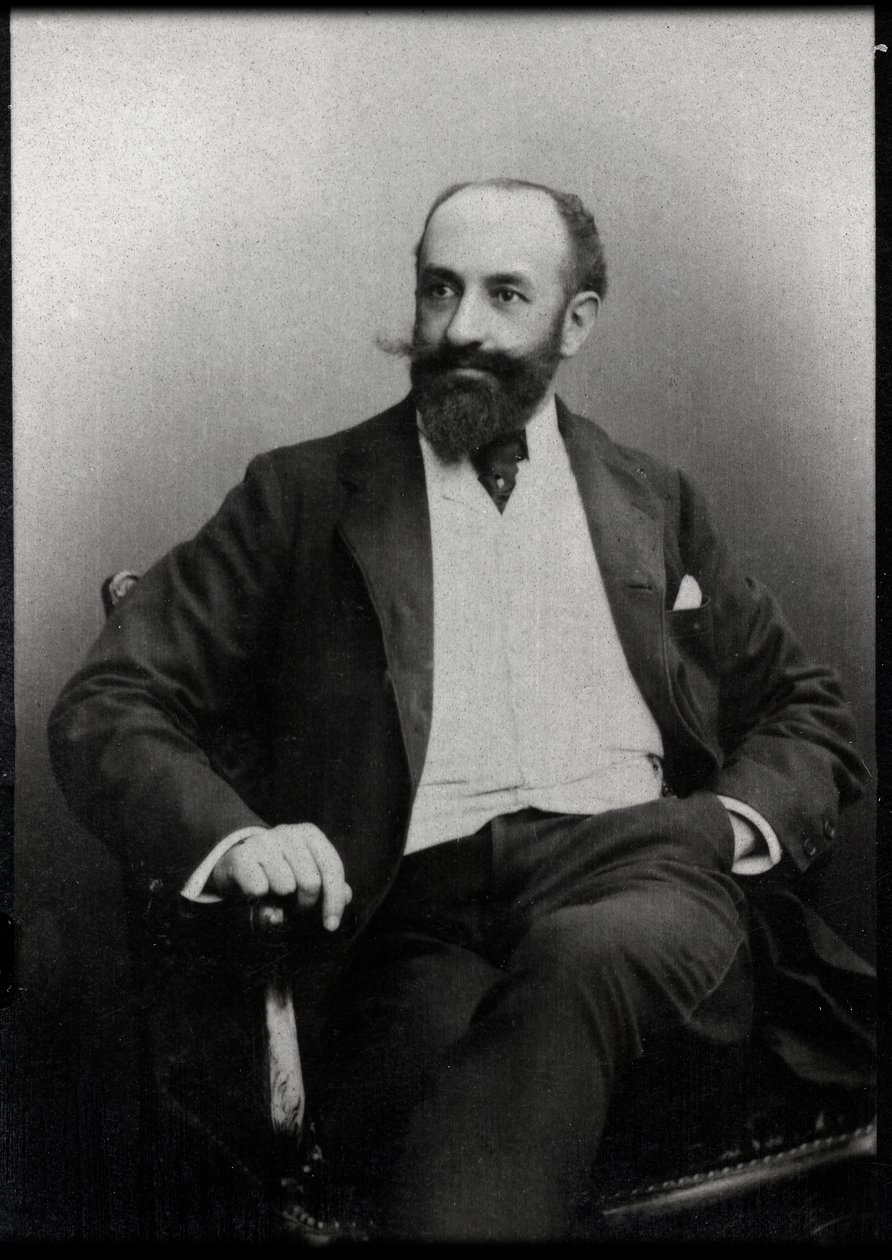 Porträtt av Jacques Normand (1848-1931), fransk författare. av French Photographer