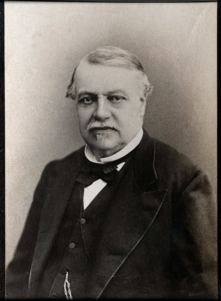 Porträtt av Leon Say (1826-1896), fransk statsman och ekonom. av French Photographer