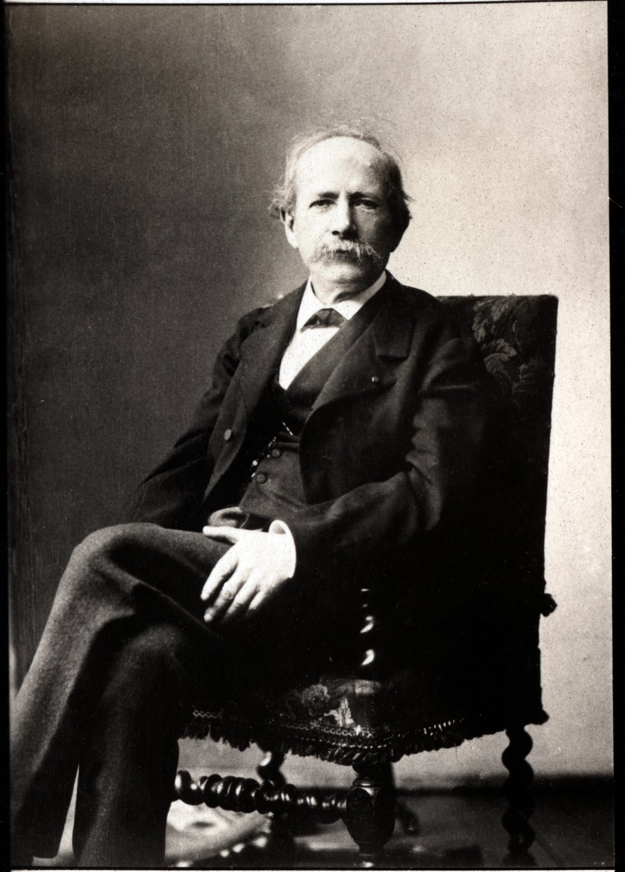 Porträtt av Marcellin Berthelot (1827-1907), fransk kemist och politiker. av French Photographer