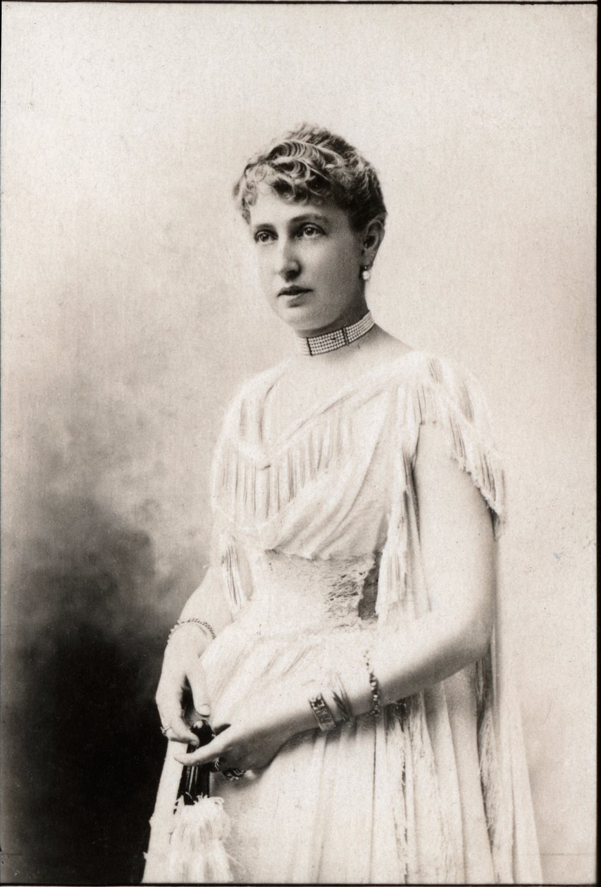 Porträtt av Marie Alice Heine (1858-1925), prinsessan av Monaco. av French Photographer