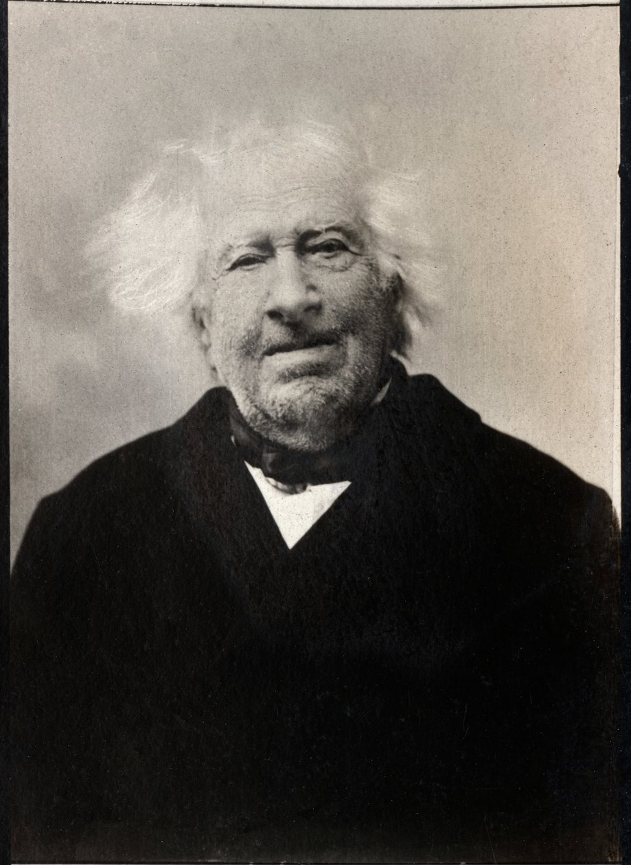 Porträtt av Michel Eugene Chevreul (1786-1889), fransk kemist. av French Photographer