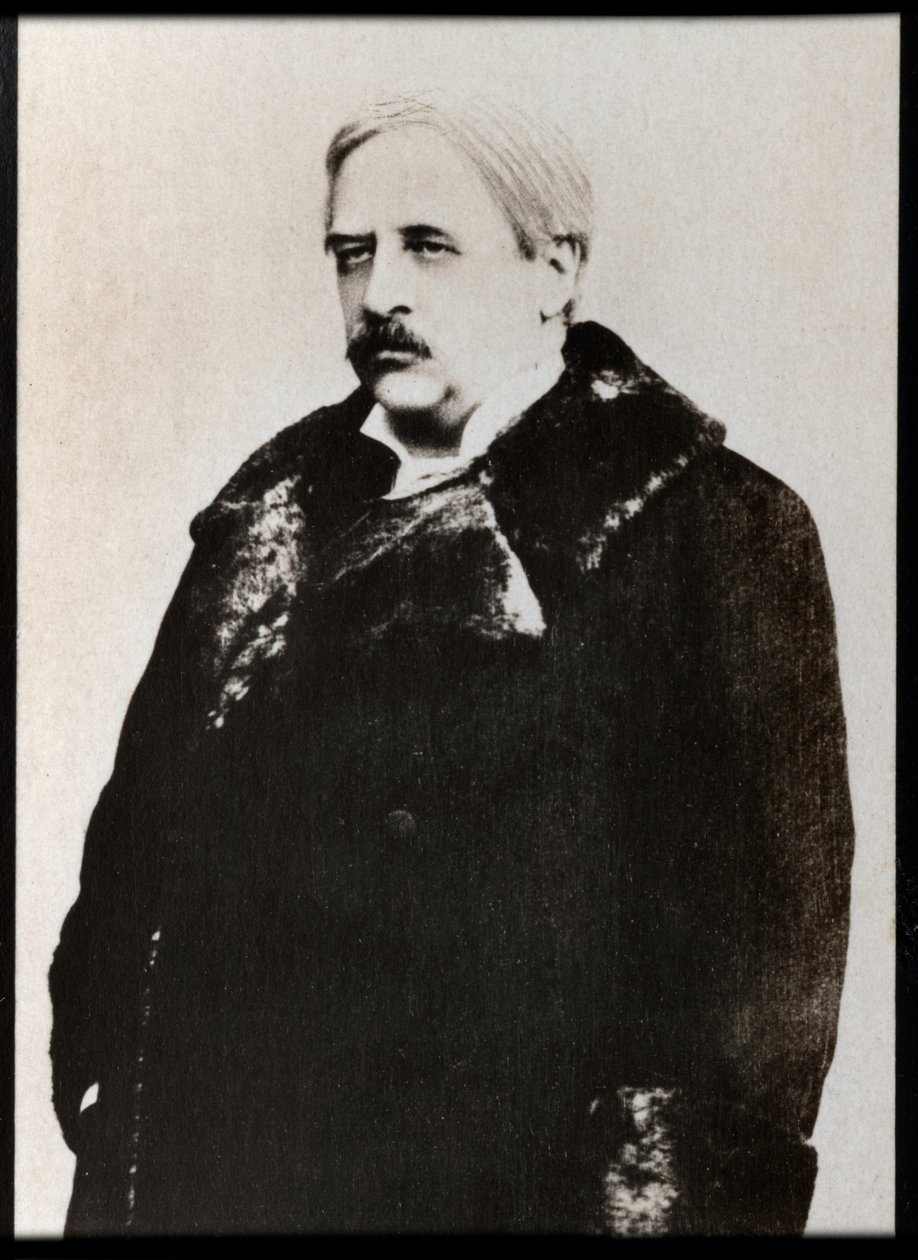 Porträtt av Nils Adolf Erik Nordenskjold (1832-1901), arktisk upptäcktsresande med finlandssvenskt ursprung. av French Photographer
