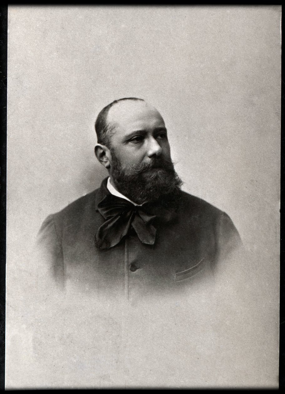 Porträtt av Paul Armand Silvestre (1837-1901), fransk poet. av French Photographer