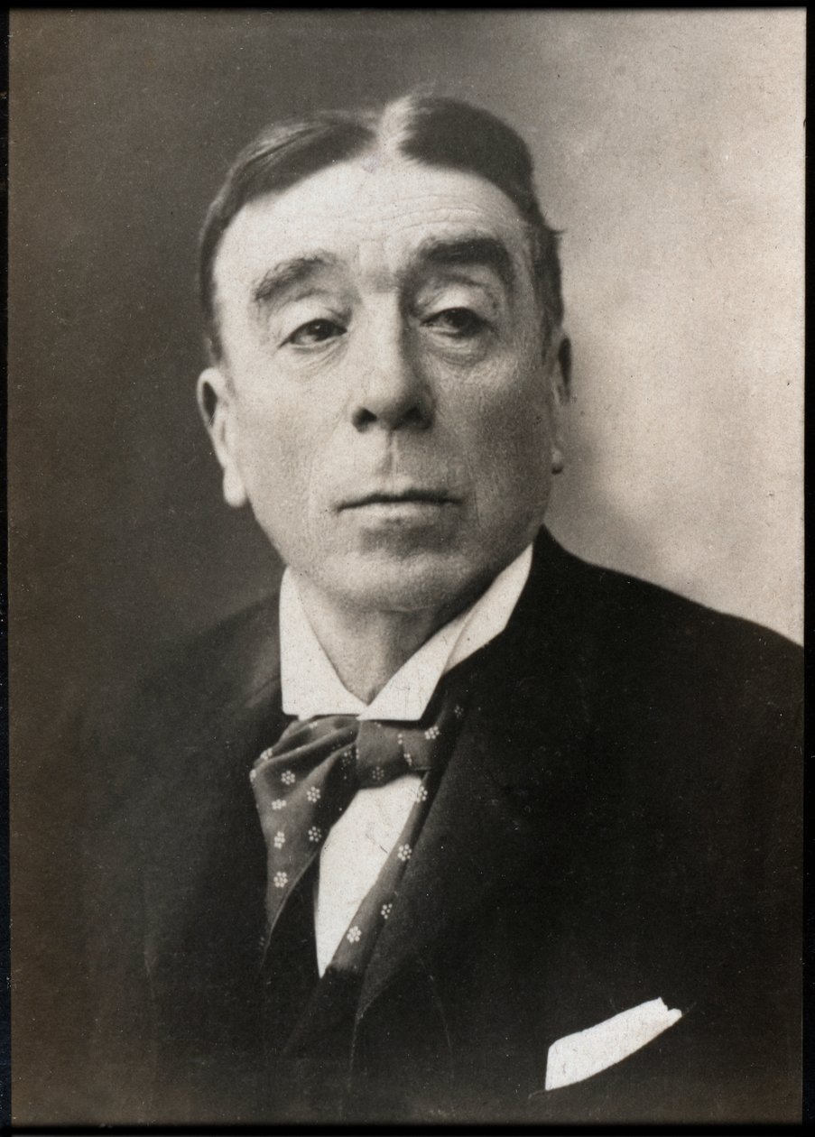 Porträtt av Paulin Menier (1829-1898), fransk skådespelare. av French Photographer