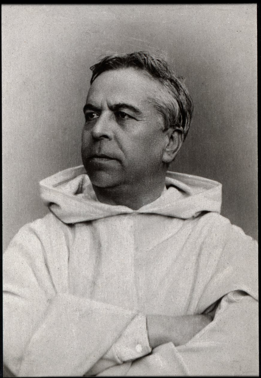 Porträtt av Pere Henri Didon (1840-1900), fransk dominikansk predikant, författare och pedagog. av French Photographer