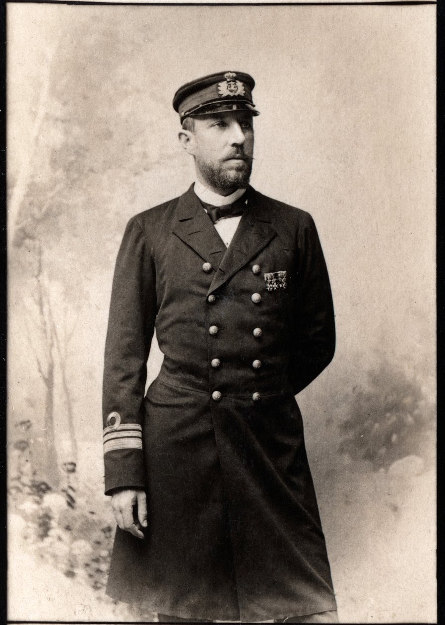 Porträtt av Prins Oscar Bernadotte av Sverige (1859-1953). av French Photographer