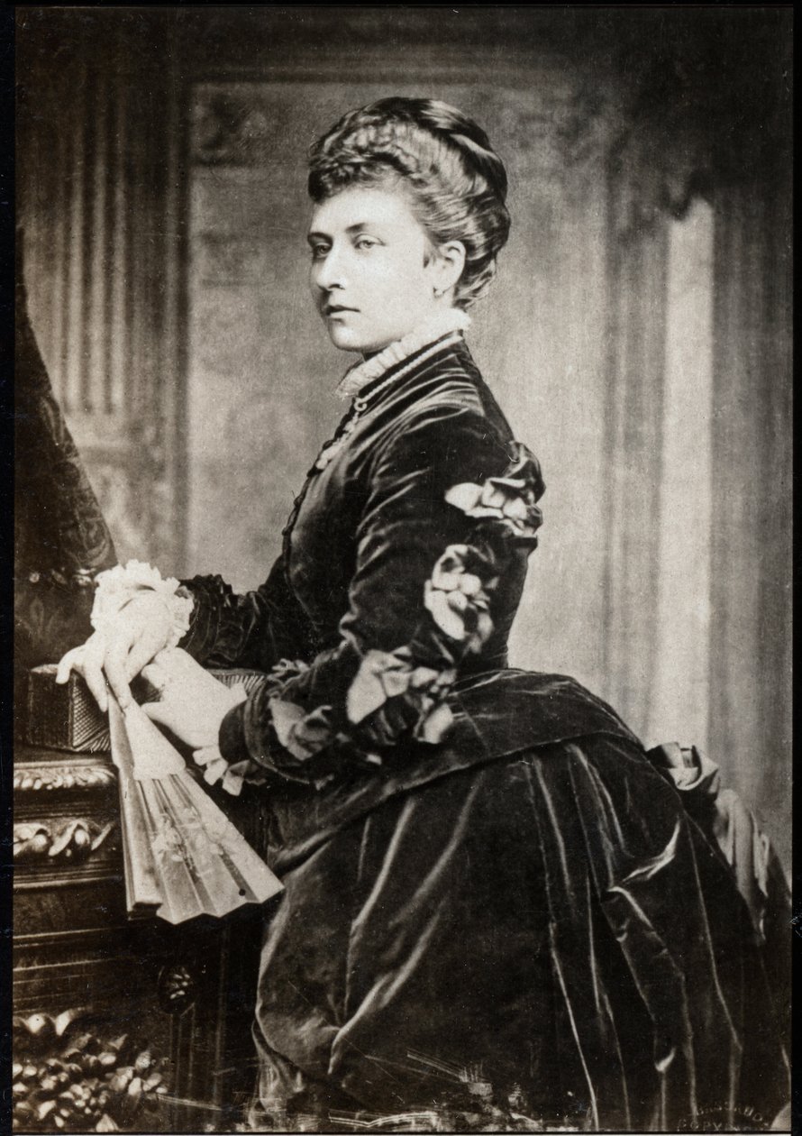 Porträtt av prinsessan Louise (1848-1939). av French Photographer