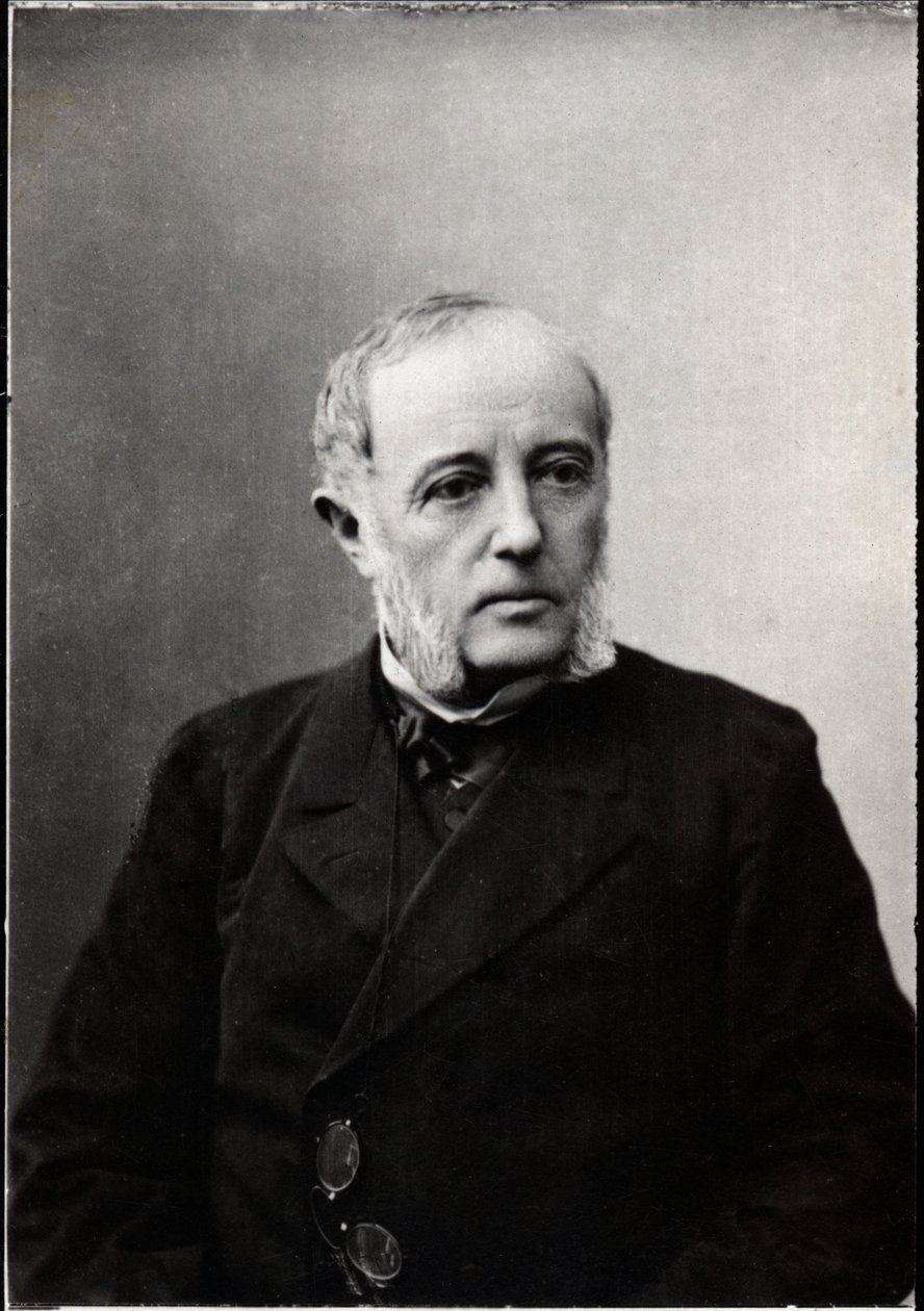 Porträtt av Rene Goblet (1828-1905), fransk politiker. av French Photographer