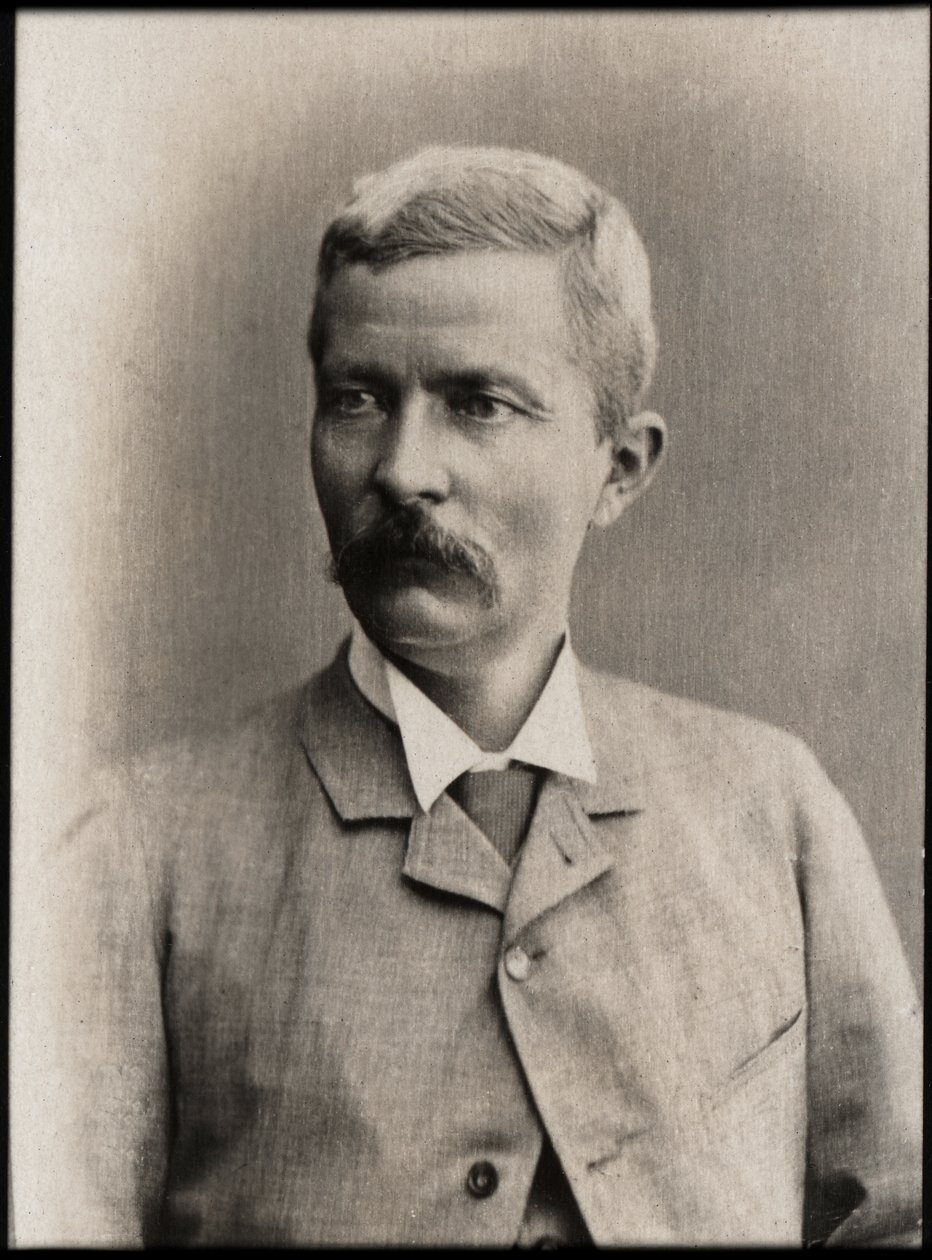 Porträtt av Sir Henry Morton Stanley (född John Rowlands) (1841-1904), walesisk journalist och upptäcktsresande. av French Photographer