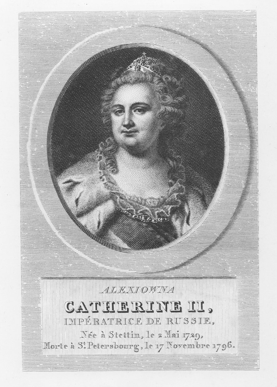 Katarina II av Ryssland av French School