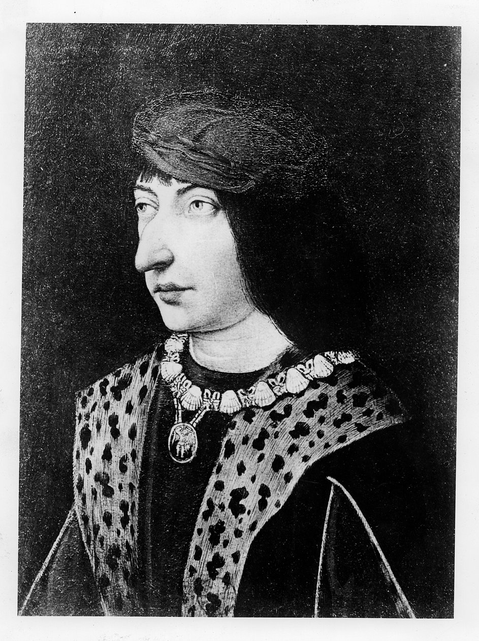 Karl VIII, kung av Frankrike av French School