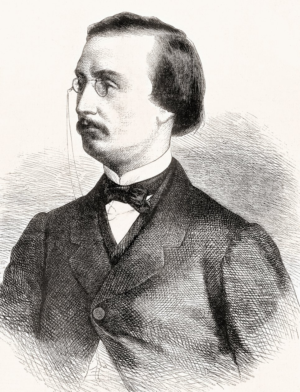 Jules Bara, från LUnivers Illustré, 1866 av French School