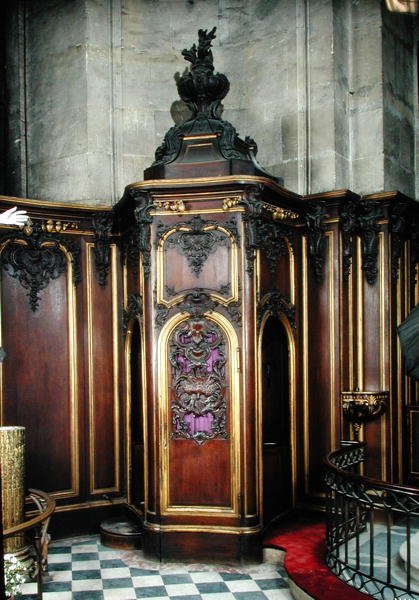 Louis XV Style biktstol av French School