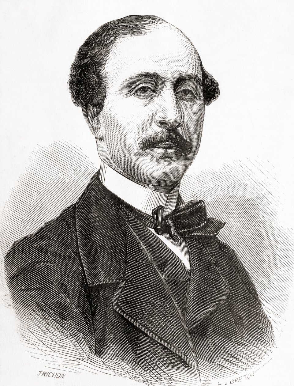 Lucien-Anatole Prévost-Paradol, från LUnivers Illustré, publicerad 1866 av French School