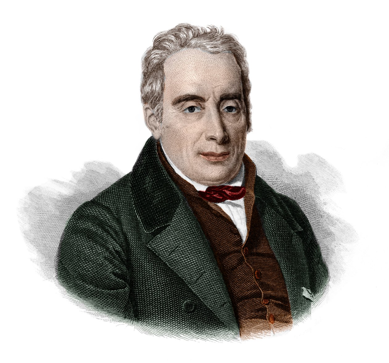 Porträtt av Francois Richard av French School