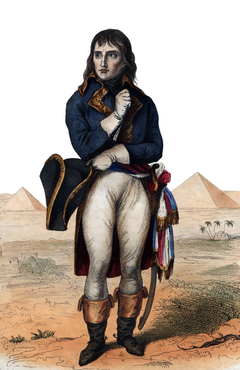 Porträtt av general Bonaparte (Napoleon Bonaparte) (1768-1821). av French School