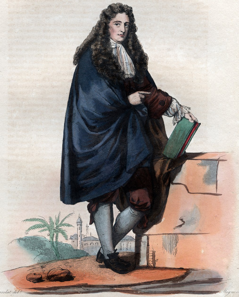 Porträtt av Jean Chardin (1643-1713), fransk juvelerare och resenär. av French School