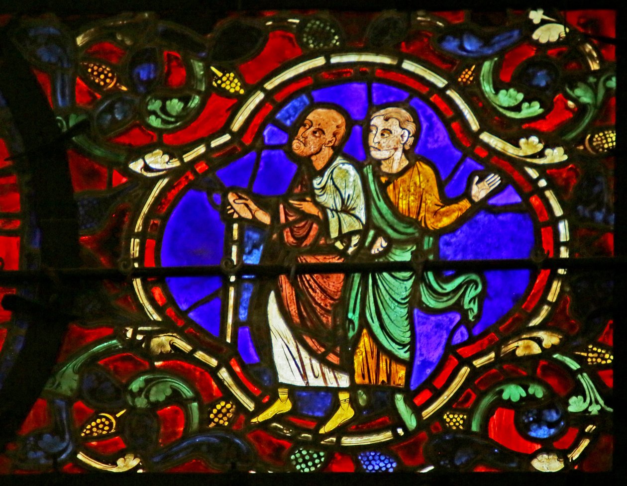 Scen från St. Martins liv, Chartres katedral av French School