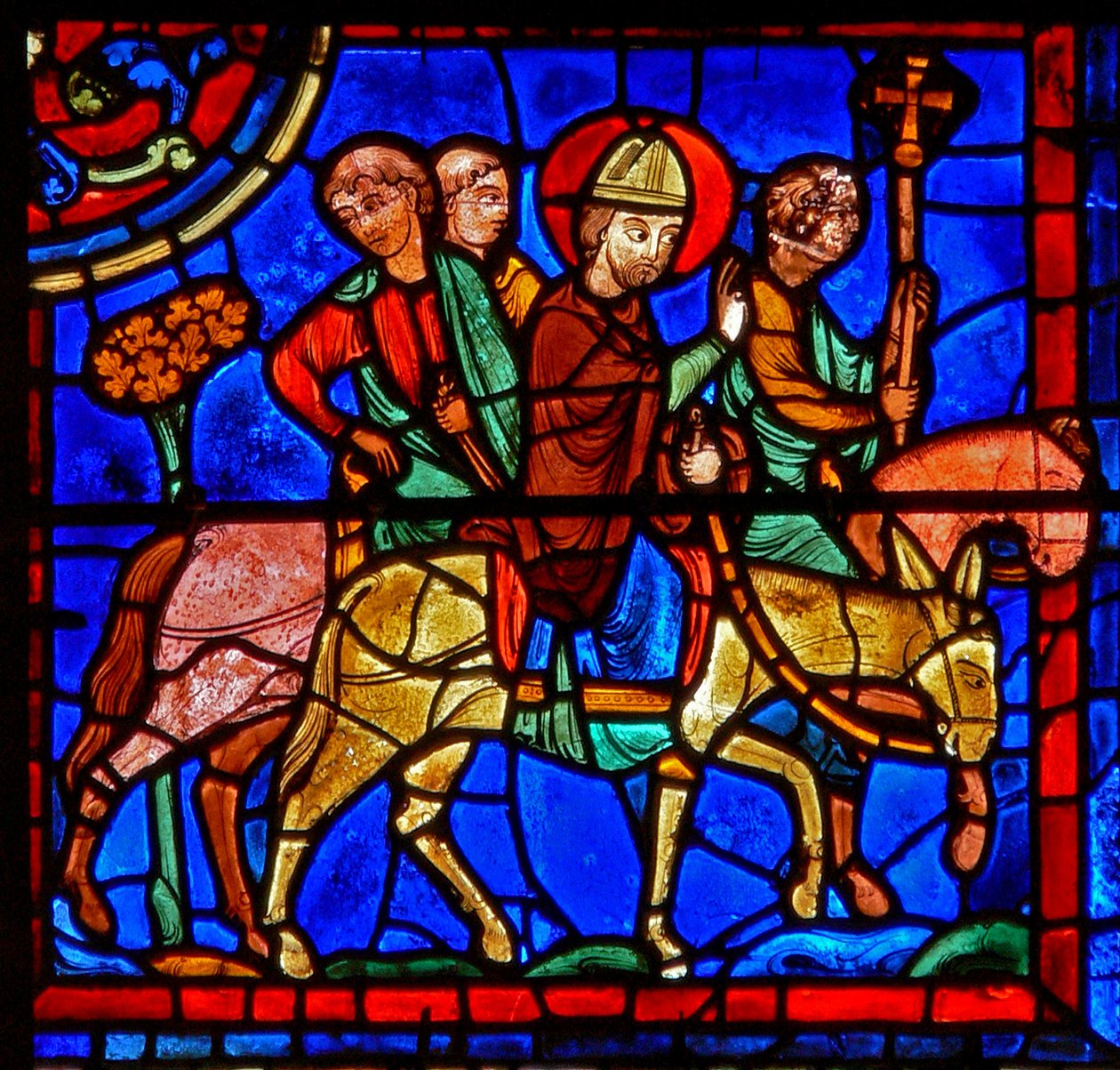 Scen från St. Martins liv, Chartres katedral av French School
