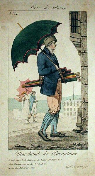 The Umbrella Seller, nummer 14 från serien The Cries of Paris av French School