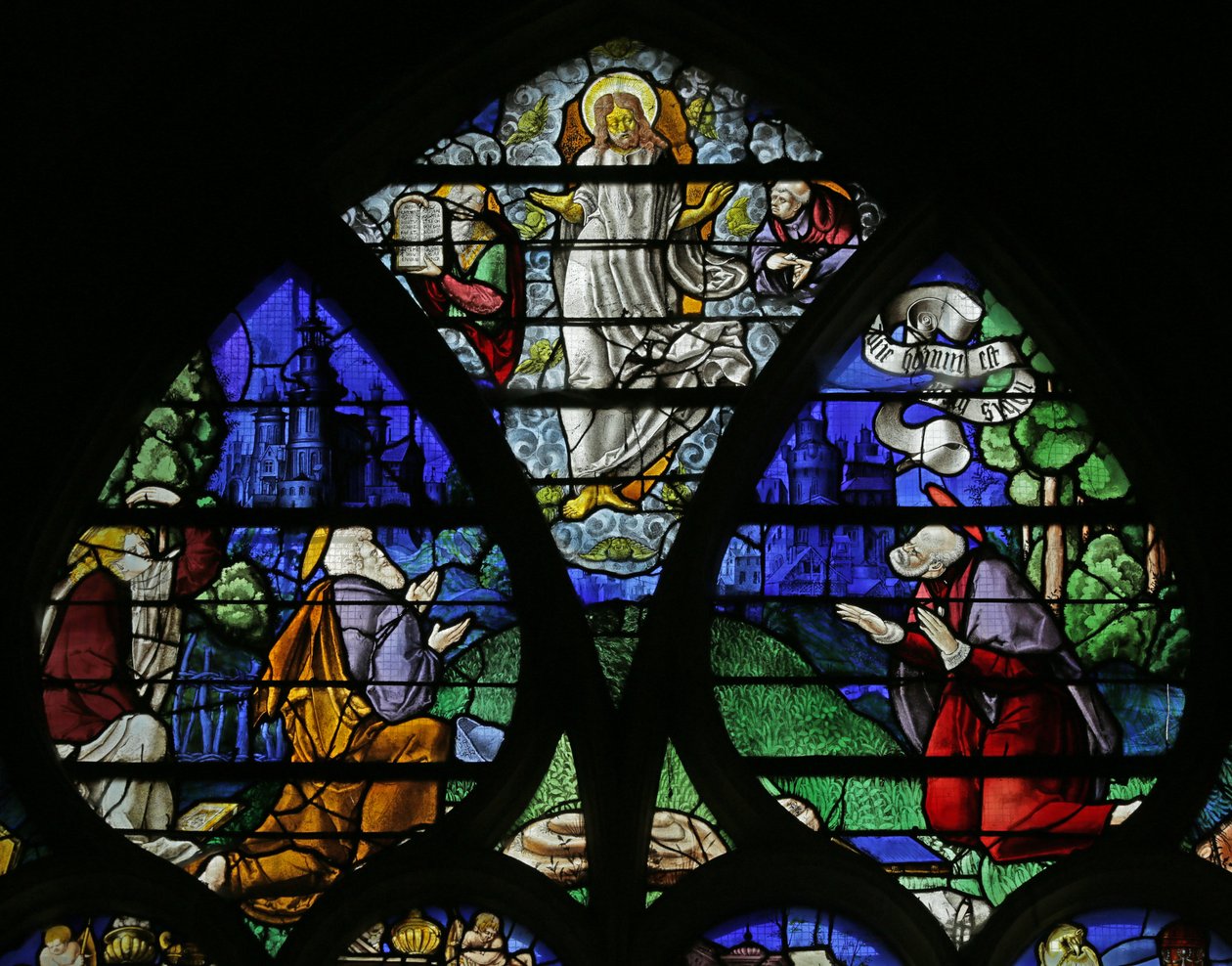 Fönster som visar förvandlingen, 1532 av French School