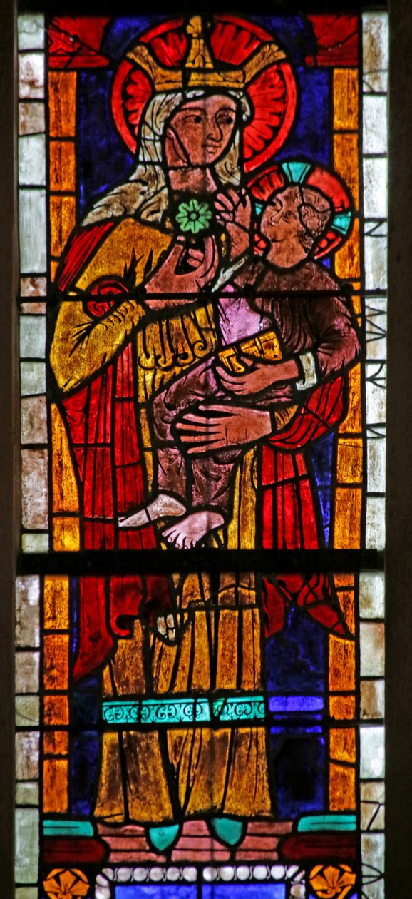 Fönster från kyrkan St John the Baptist, 1275-90 av French School